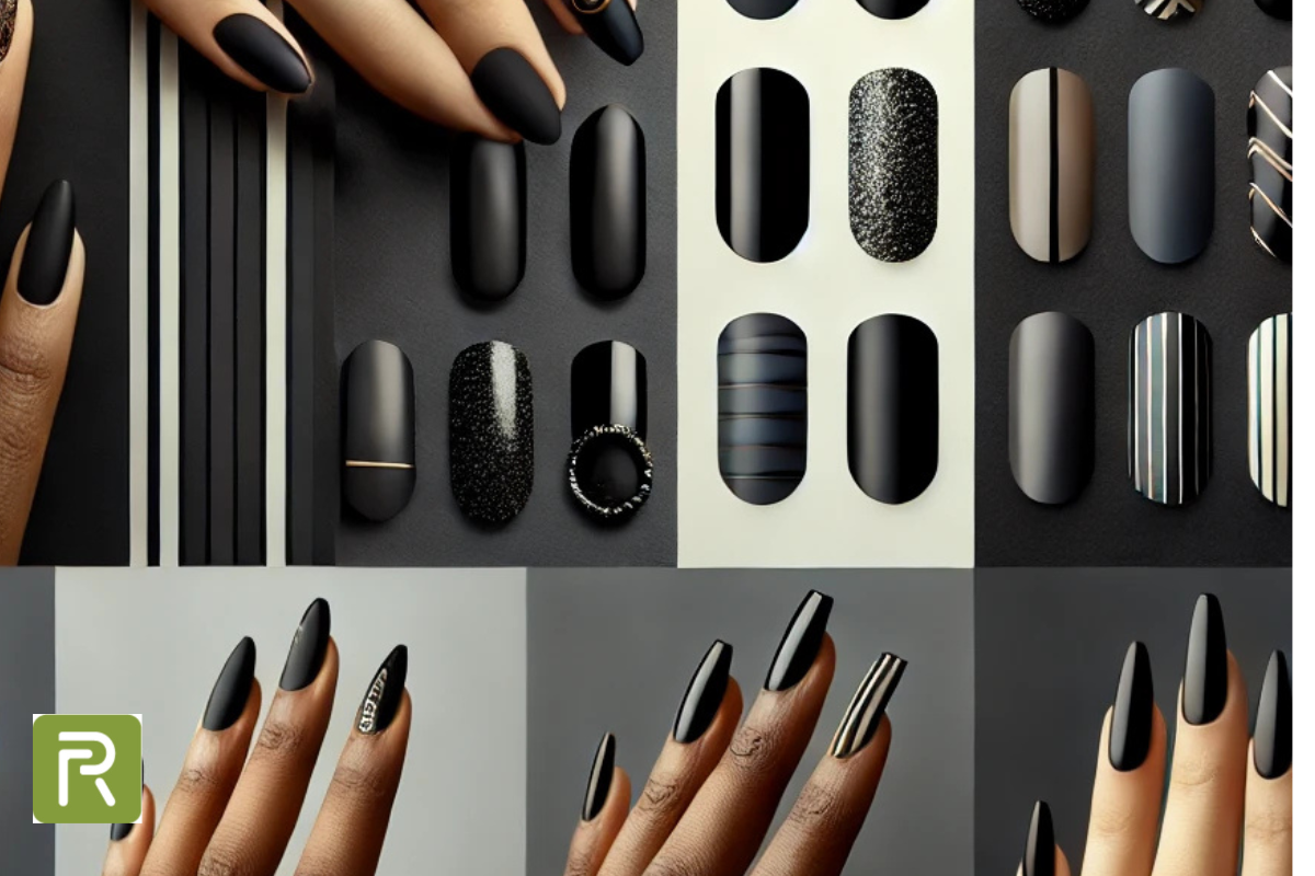 Black Nail Designs 2024